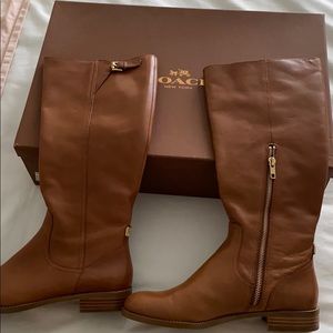 Coach Leather Boots